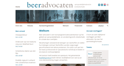 Desktop Screenshot of beeradvocaten.nl