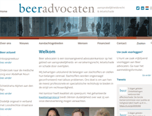 Tablet Screenshot of beeradvocaten.nl